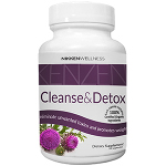 Get liver support from Kenzen Cleanse & Detox. Made from roasted chicory root, milk thistle extract and turmeric extract.