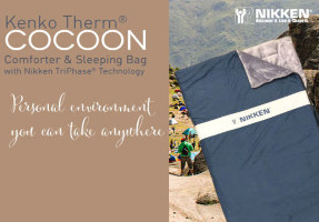 The KenkoTherm Cocoon from Nikken is a magnetic sleeping bag with ceramic and tourmaline fibers for added comfort.