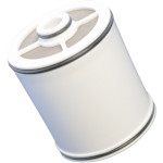 The Nikken Wall-mounted Shower Filter needs replacement filter cartridges installed regularly.